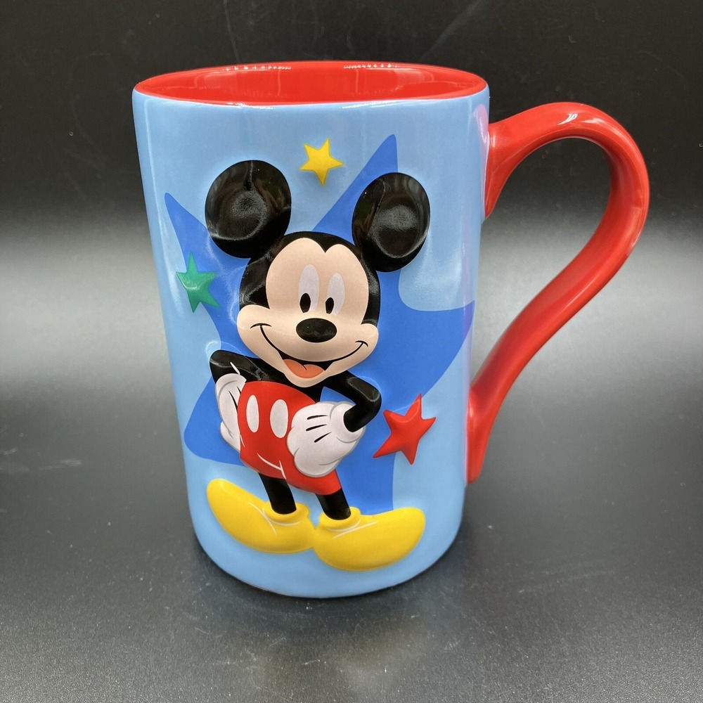 Mickey Mouse Disney Store 3D Mickey And Stars Mug